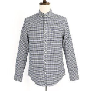 Original Penguin Green & Blue Checkered Long Sleeve Button Down Shirt - S
